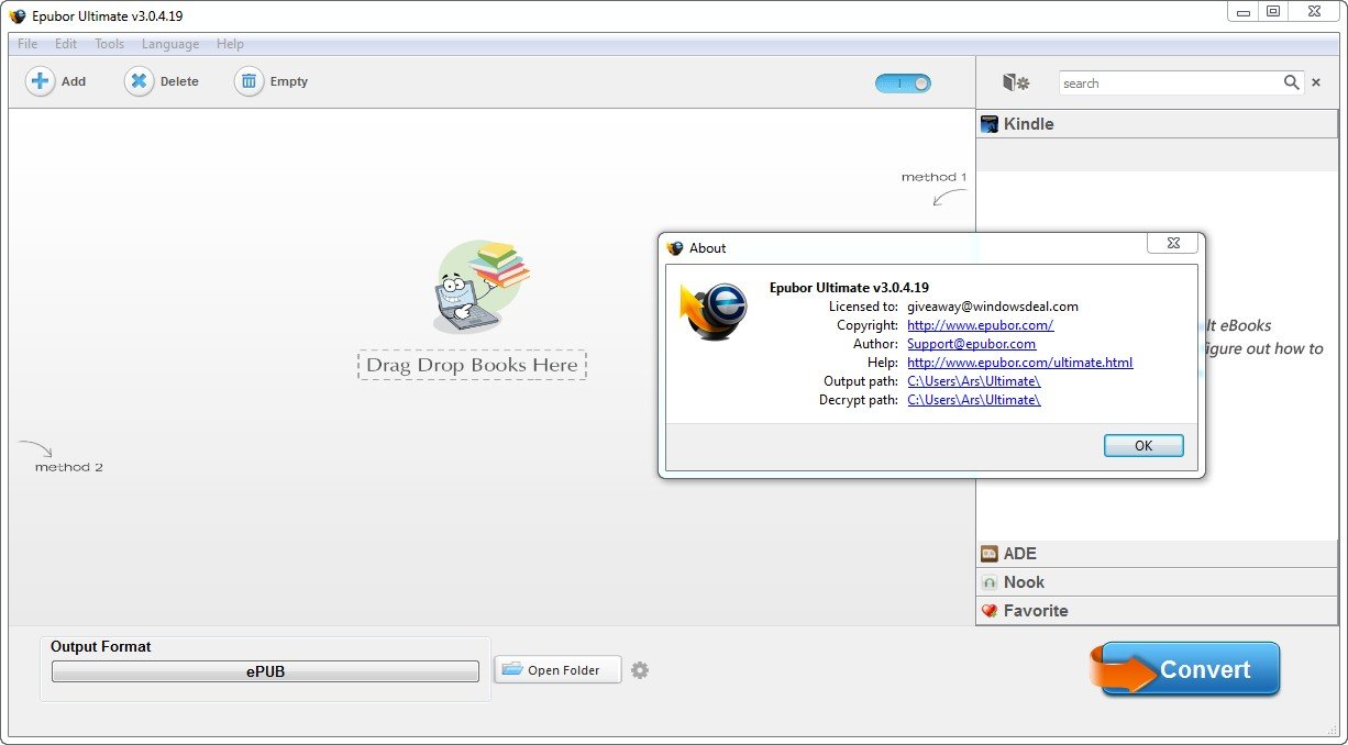 Epubor Ultimate Converter 3.0.4.19