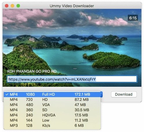 Ummy Video Downloader 1.56 MacOSX