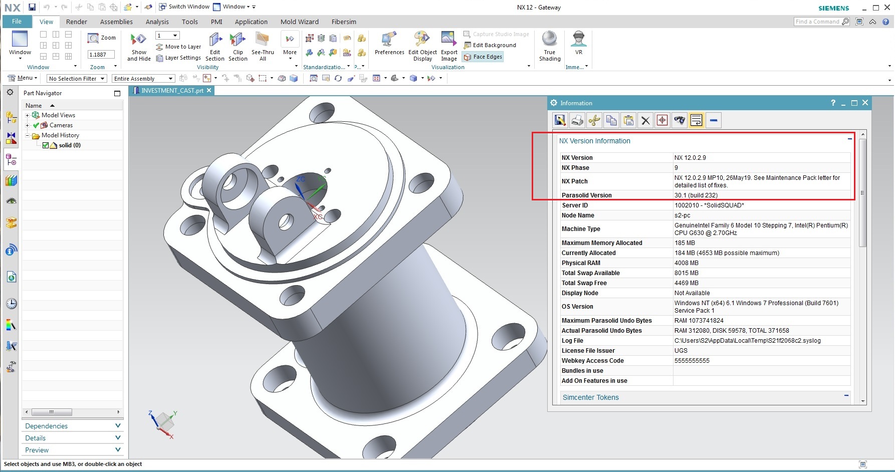 Siemens PLM NX 12.0.2 (NX 12.0 MR2) MP10 Update