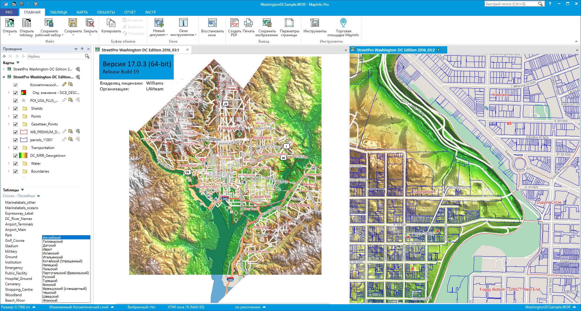 Pitney Bowes MapInfo Pro 17.0.3 Build 19