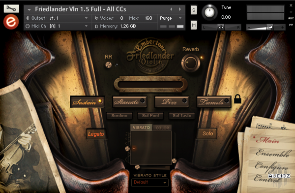 Embertone Friedlander Violin v1.5 Combo Edition KONTAKT screenshot