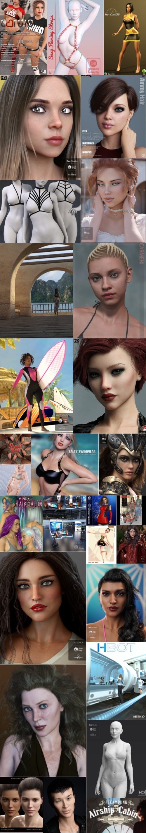 Daz 3D, Poser Bundle 7 May 2019