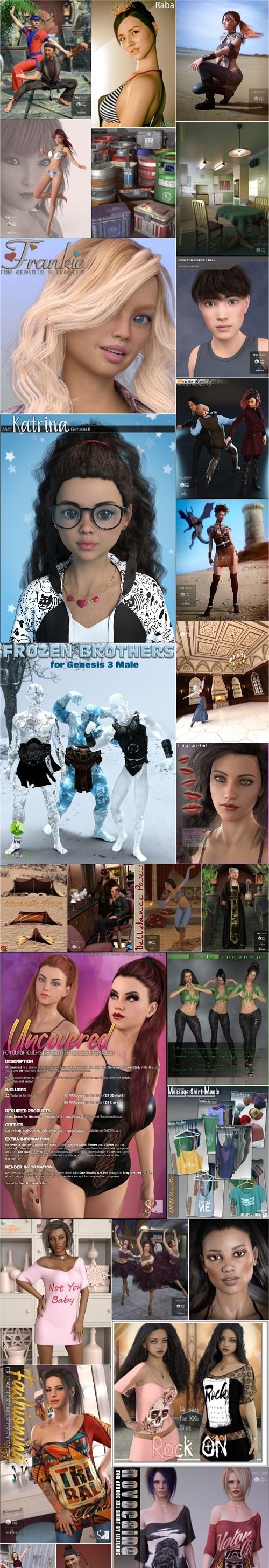 Daz 3D, Poser Bundle 2 June 2019