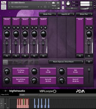 Big Fish Audio Purple Drizzle: Millennium MULTiFORMAT screenshot