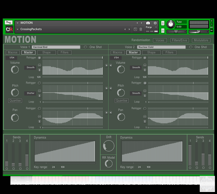 Channel Robot Motion KONTAKT screenshot