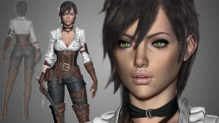 Female Character Creation in Zbrush