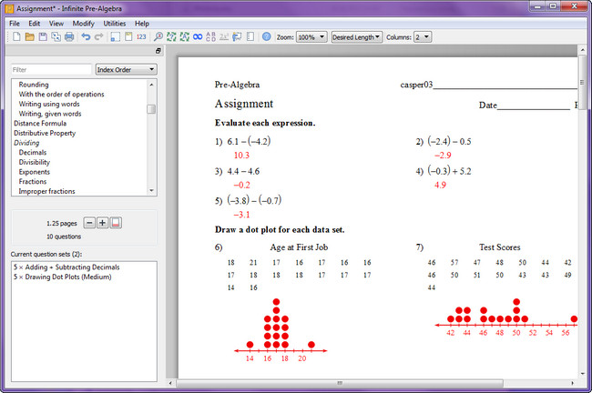 Infinite Pre-Algebra 2.52 Retail + Portable