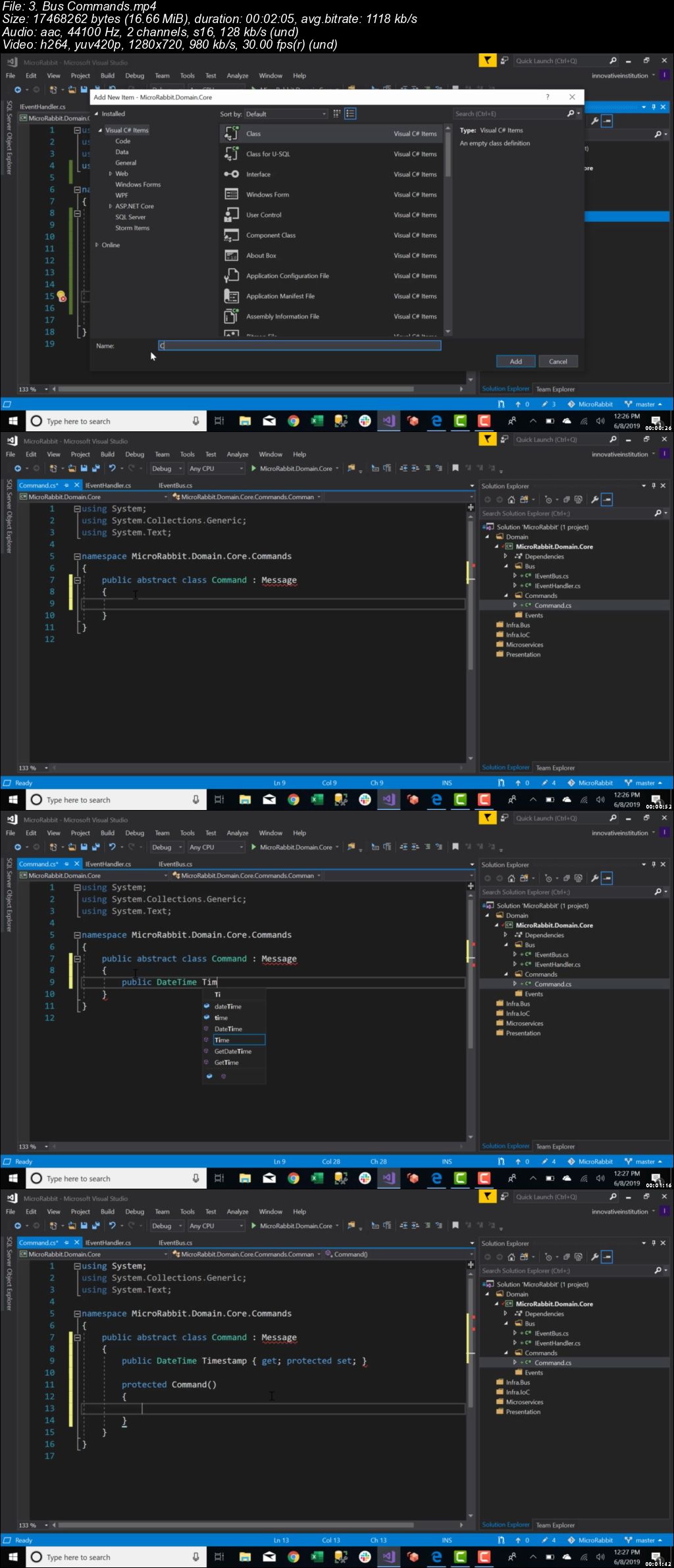 Getting Started .NET Core Microservices RabbitMQ