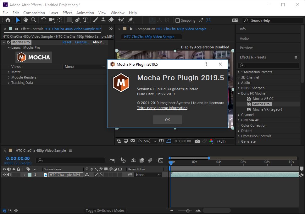 Boris Mocha Pro 2019.5 v6.1.1.13