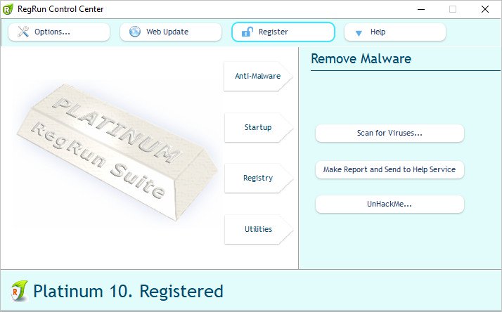 RegRun Security Suite Platinum 10.60.0.810