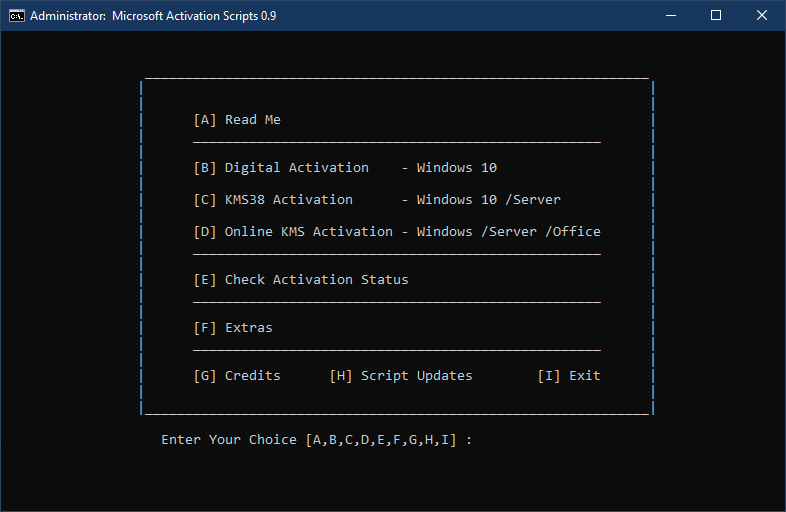 Microsoft Activation Scripts 0.9 Stable