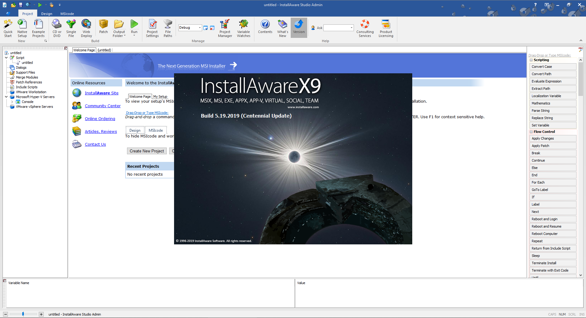 InstallAware Studio Admin X9 v26.15.0.2019