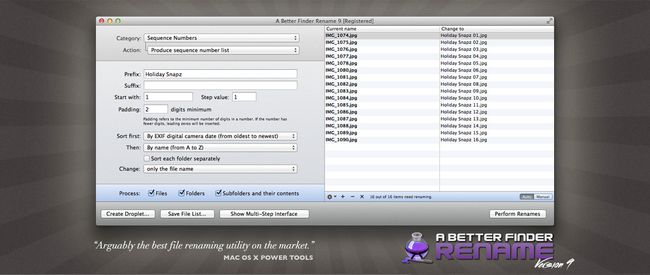 A Better Finder Rename 9.01