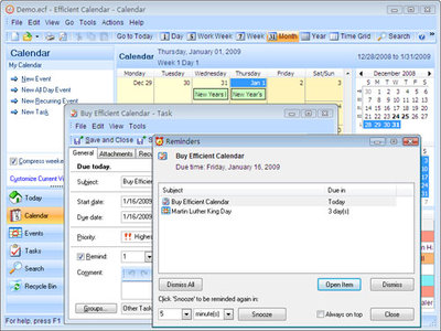 Efficient Calendar Pro 3.0 Build 321