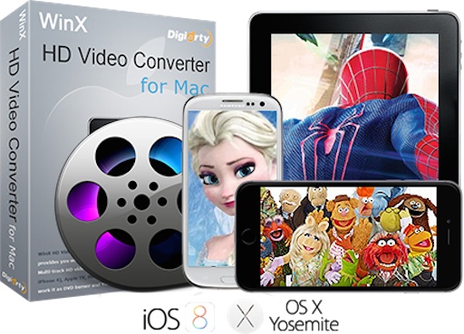 WinX HD Video Converter for Mac 5.5.4 Multilangual Mac OS X