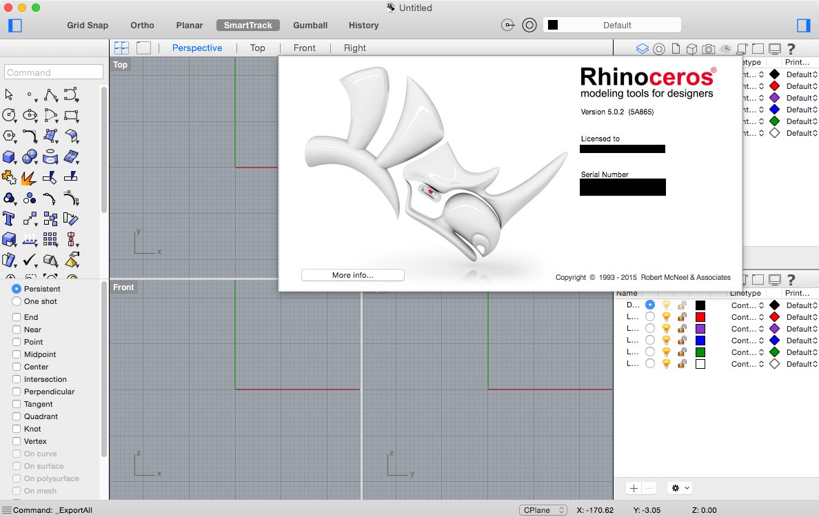 Rhinoceros for Mac 5.0.2.5A865 Multilingual Mac OS X