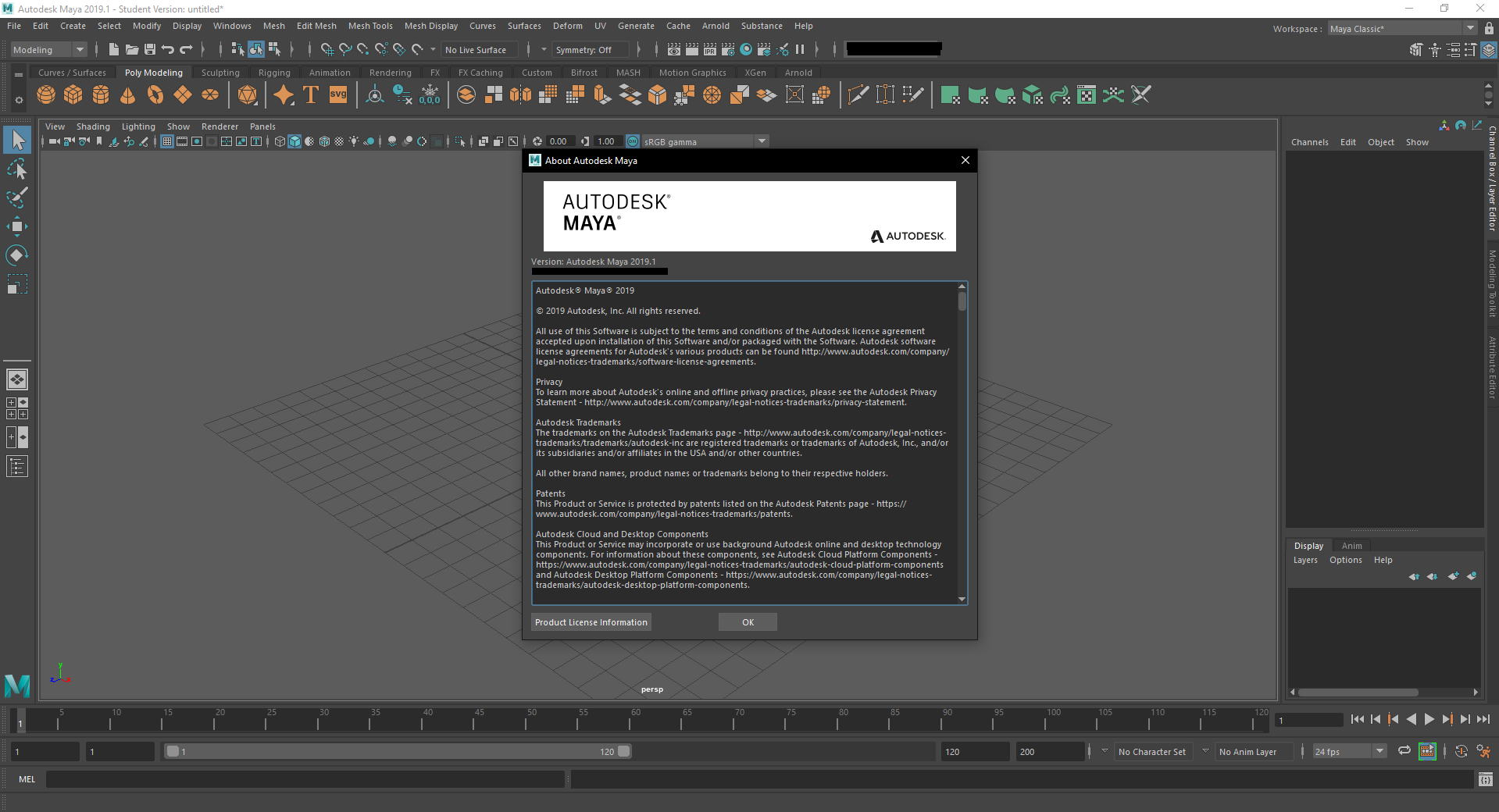 Autodesk Maya 2019.1