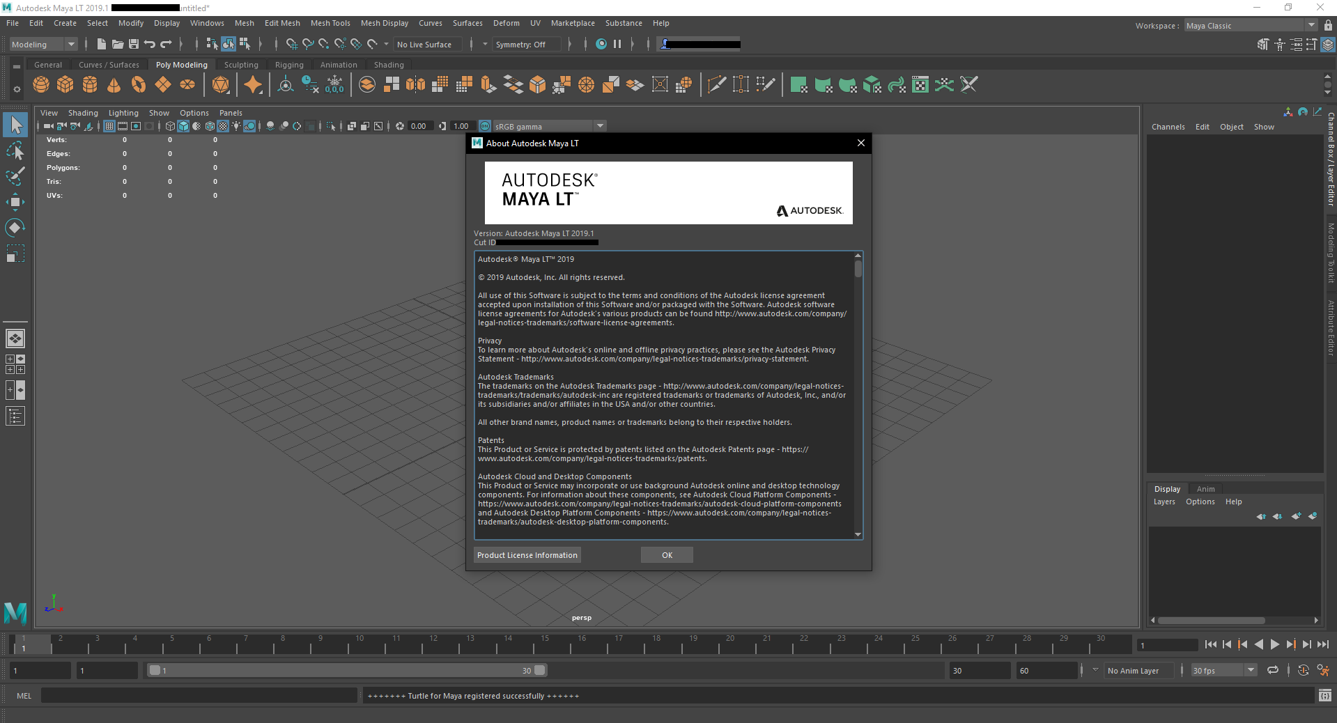 Autodesk Maya LT 2019.1