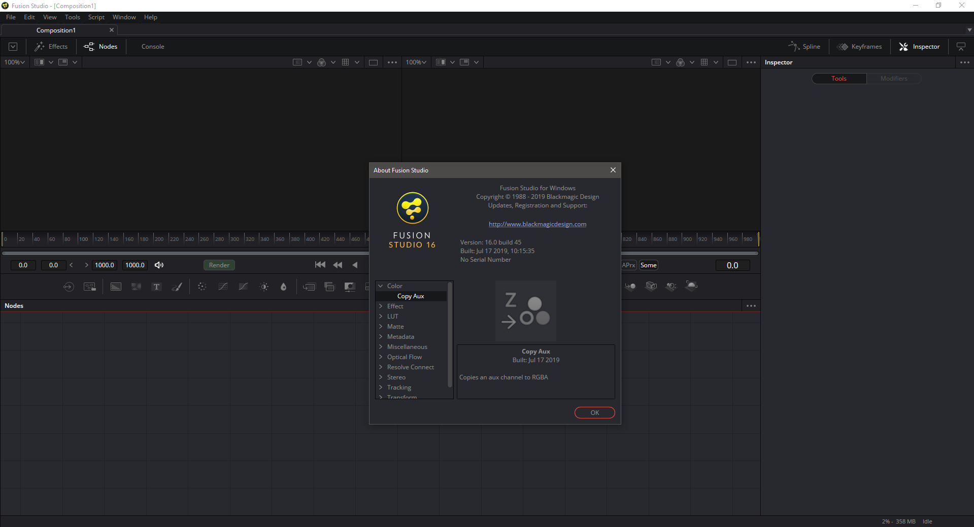 Blackmagic Design Fusion Studio 16 Beta 7