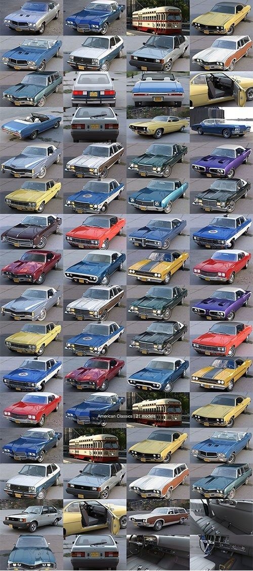 CGTrader – American Classics 3D Model Collection