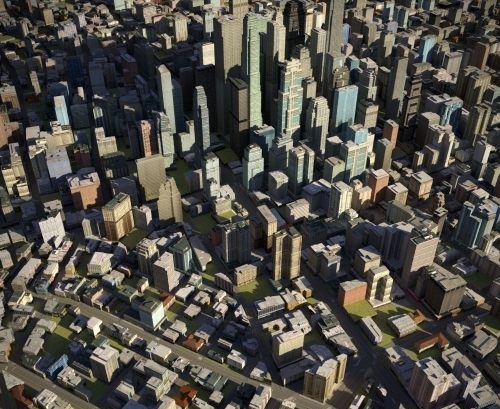 CGTrader – City 23 Low-poly 3D model