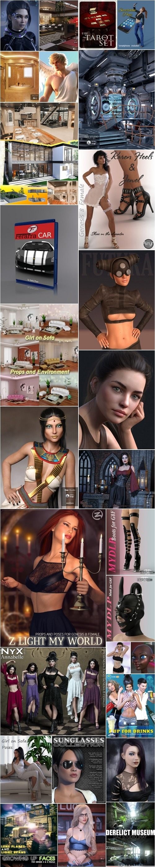 Daz 3D, Poser Bundle 5 July 2019