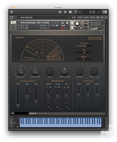 8Dio Anthology Strings Instrument KONTAKT 6 - imac-ruslan screenshot