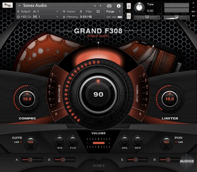 Sonex Audio Acoustic Pianos KONTAKT screenshot