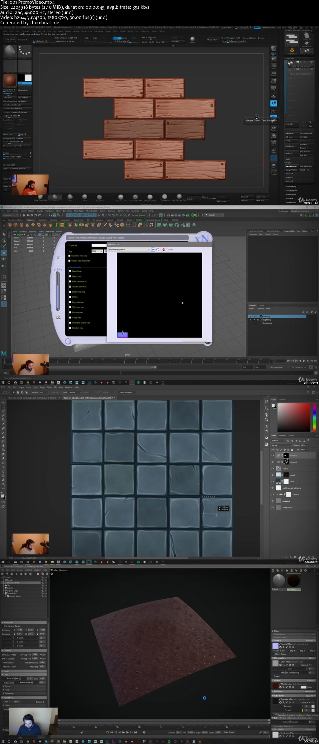 Create Video Game Tileable Textures From Scratch