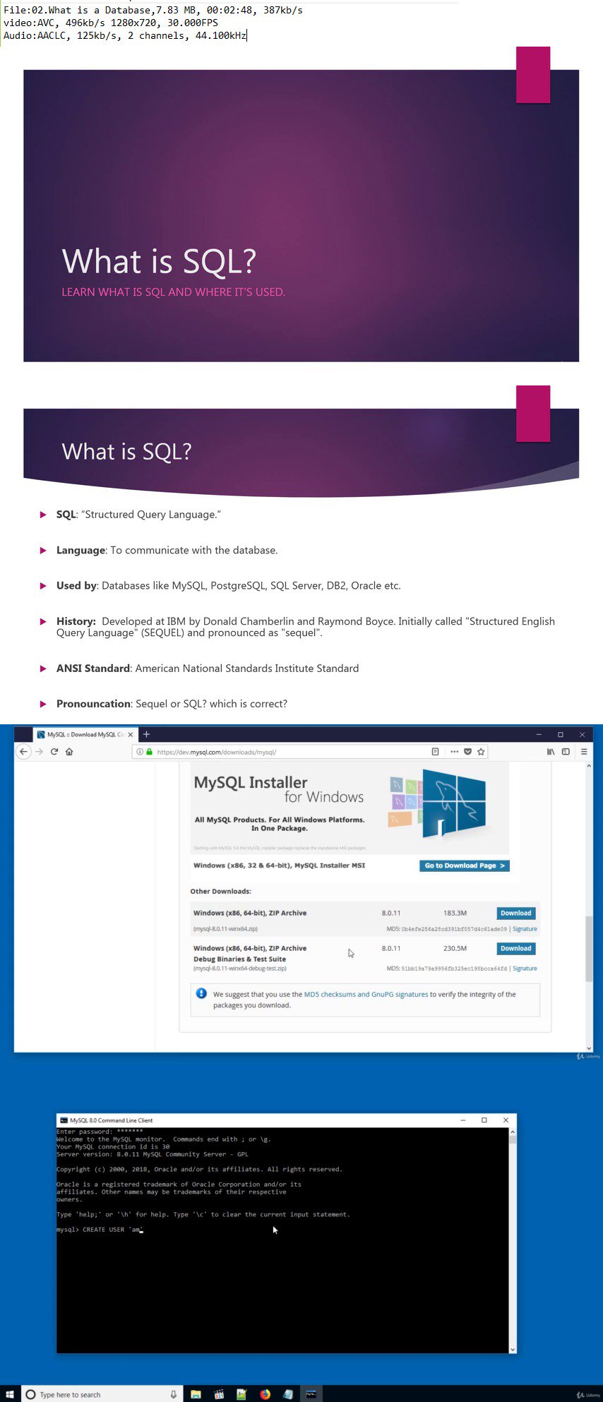 SQL Tutorial: Learn SQL with MySQL Database -Beginner2Expert