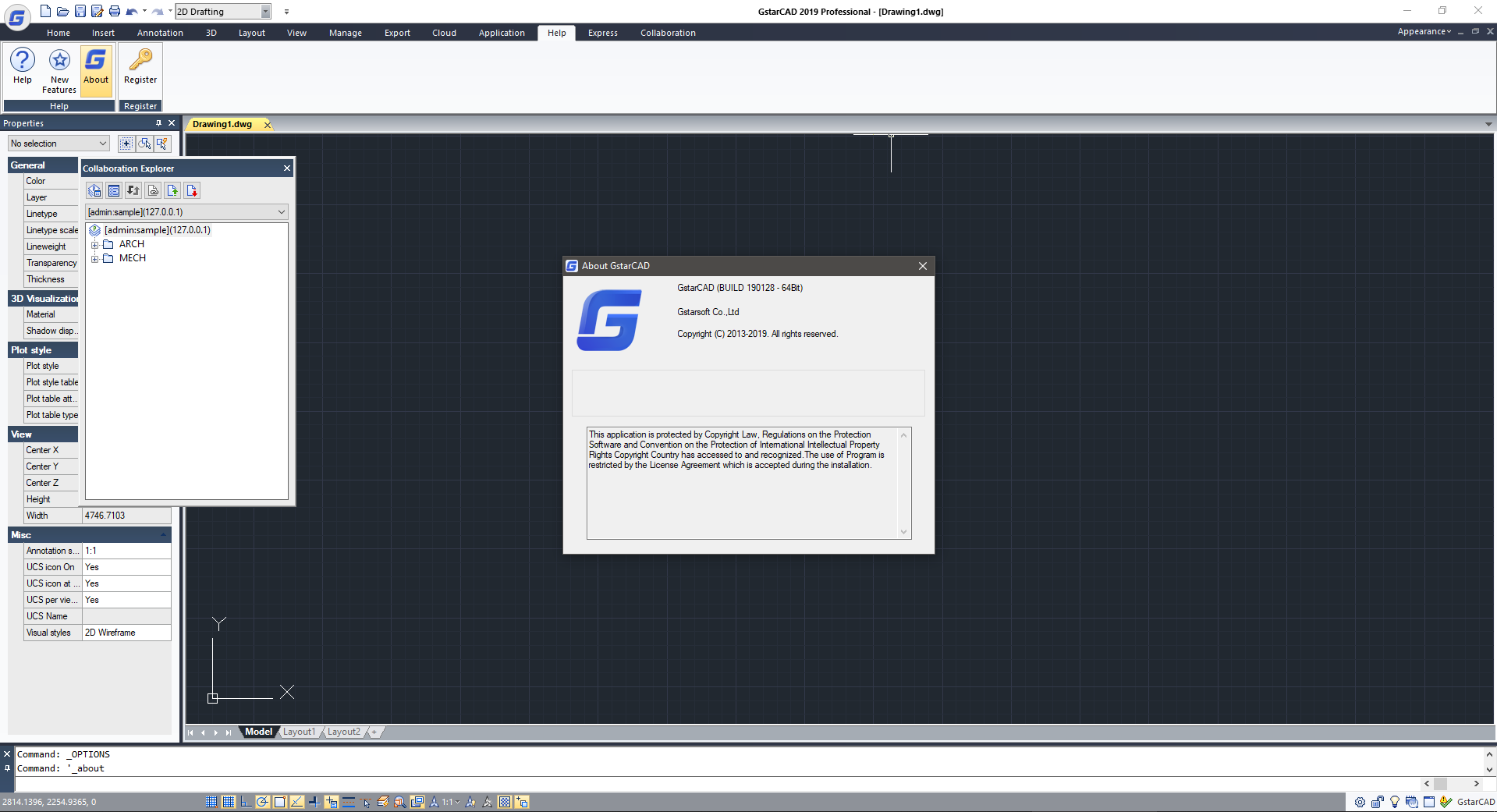 GstarCAD Professional 2019 SP1 (x86-x64)