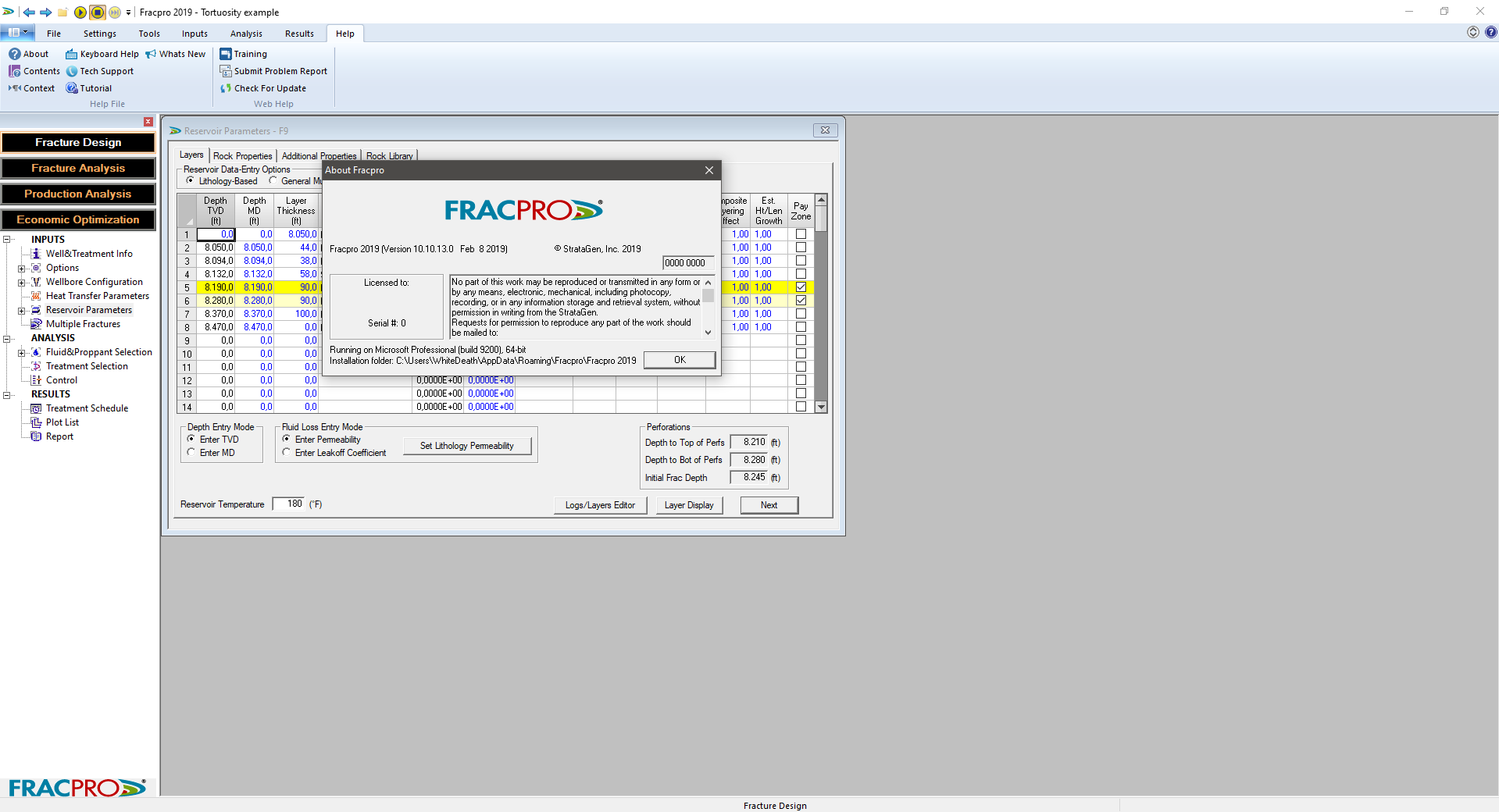 StrataGen Fracpro 2019 v10.10.13.0