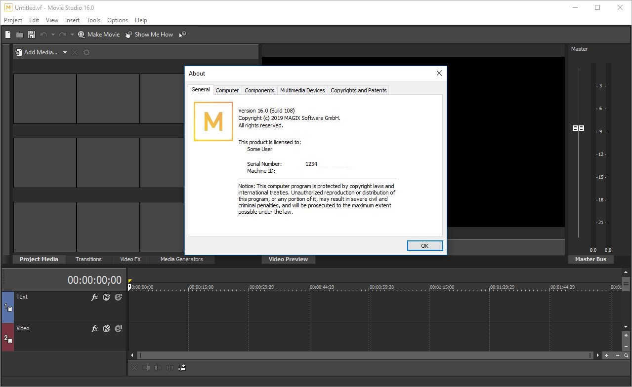 MAGIX VEGAS Movie Studio 16.0.0.108