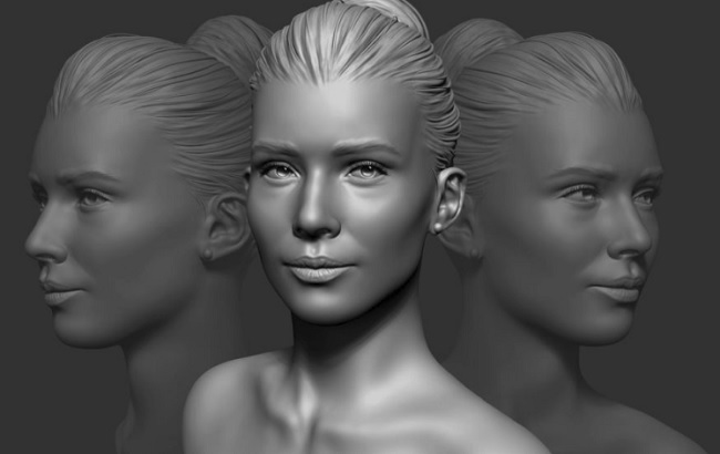 Flippednormals – Sculpting a Realistic Female Face in Zbrush