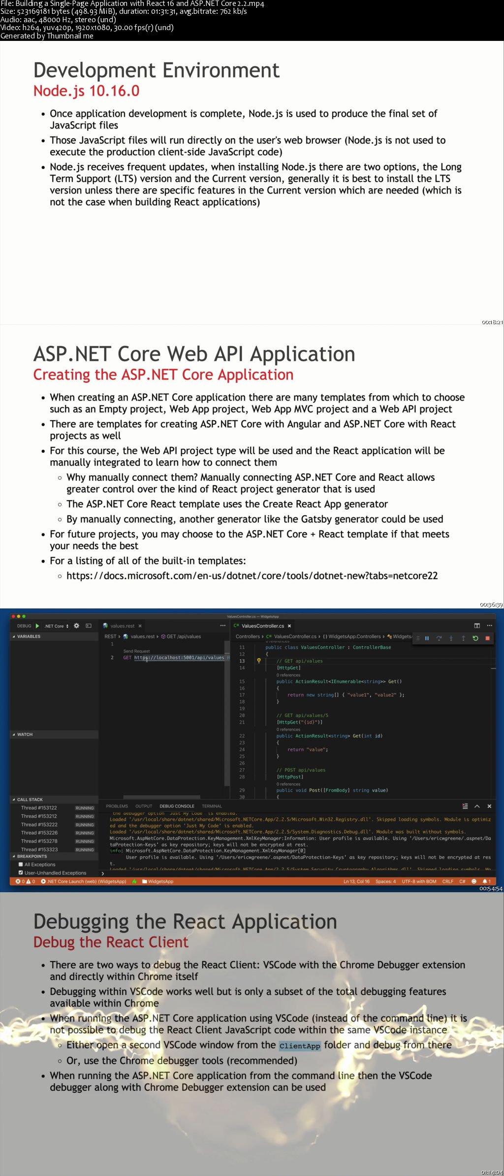 Building a Single-Page Application with React 16 and ASP.NET Core 2.2