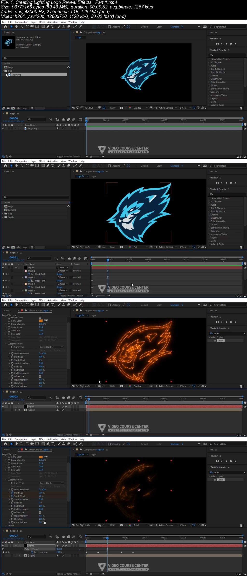  Create Professional Lighting Logo Reveal in After Effects CC 