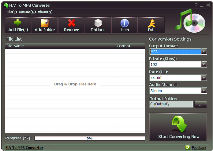 FLV To MP3 Converter 3.0.5 + Portable