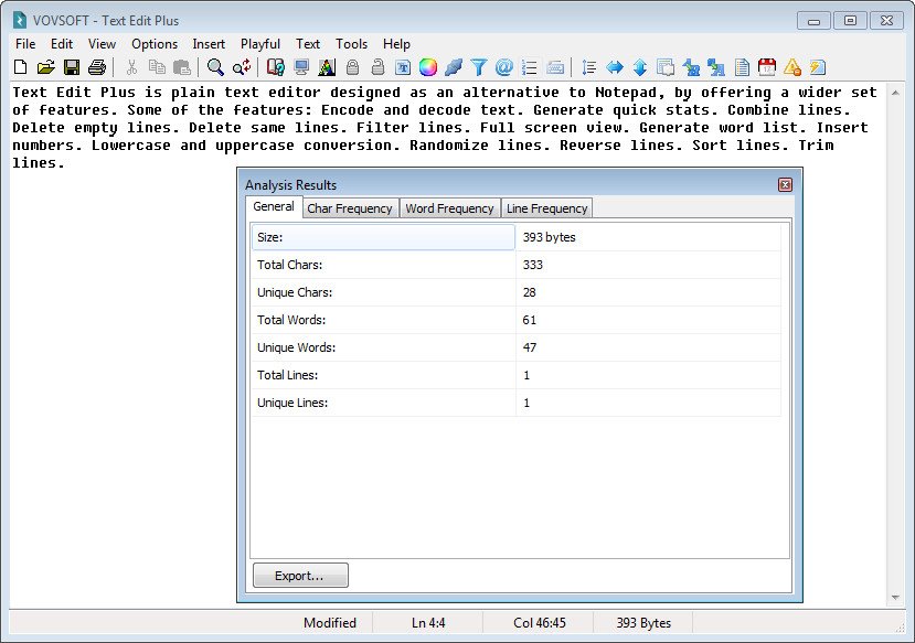 VovSoft Text Edit Plus 4.7 + Portable