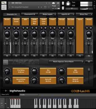 Big Fish Audio Gold Label: Hip Hop and RnB KONTAKT screenshot