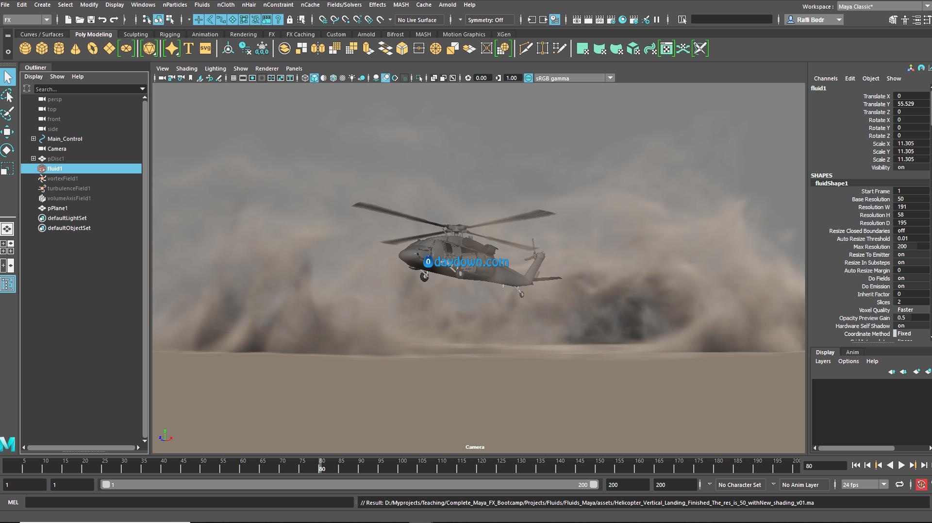 Skillshare – Introduction to Fluids and Particles in Maya