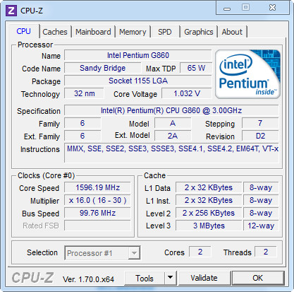 CPU-Z 1.70.0 + Portable