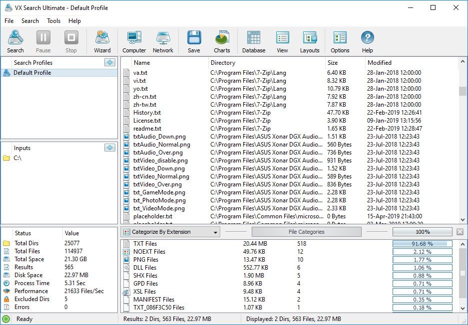 VX Search Ultimate / Enterprise 11.8.12