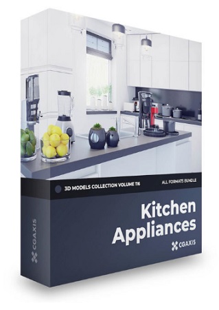 CGAxis – Kitchen Appliances 3D Models Collection – Volume 116