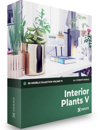 CGAxis – Volume 111 – Interior Plants 3D Models Collection