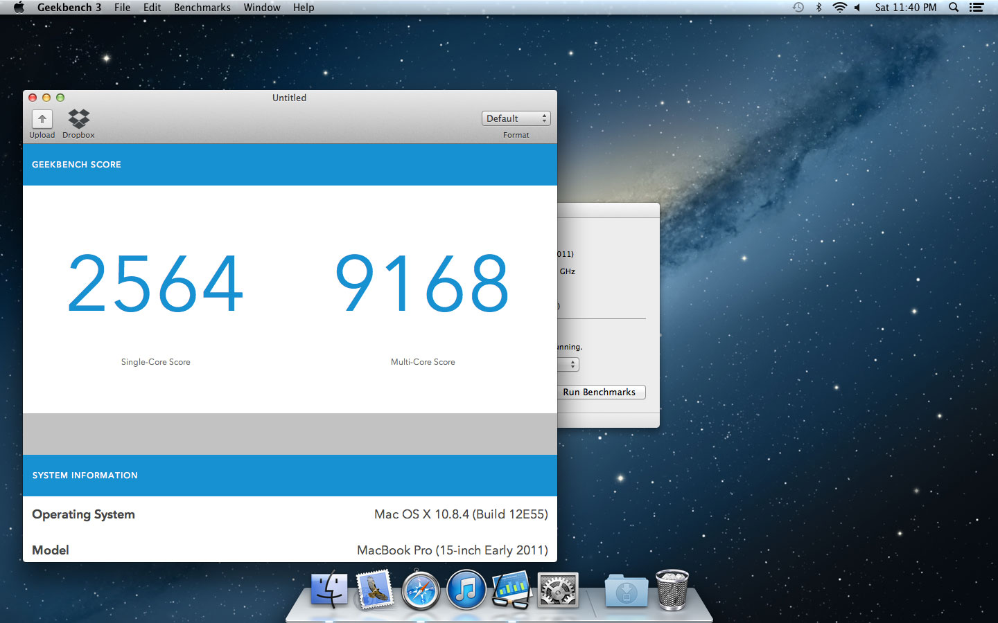 Geekbench - Mac OS X