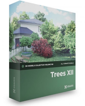 CGAxis – Volume 109 – Trees 3D Models Collection