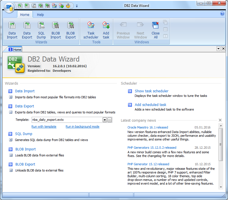 SQLMaestro DB2 Data Wizard 16.2.0.5 Multilingual