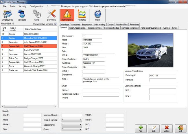 Vehicle Fleet Manager 4.0.6291.26535