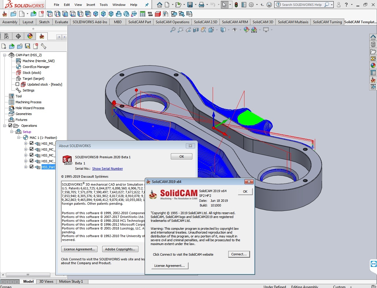 SolidCAM 2019 SP2 HF2