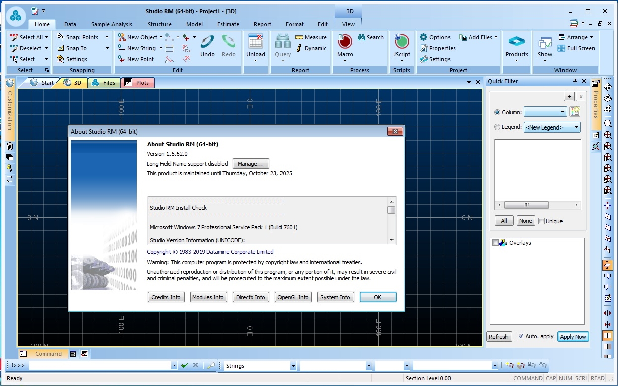 Datamine Studio RM 1.5.62.0